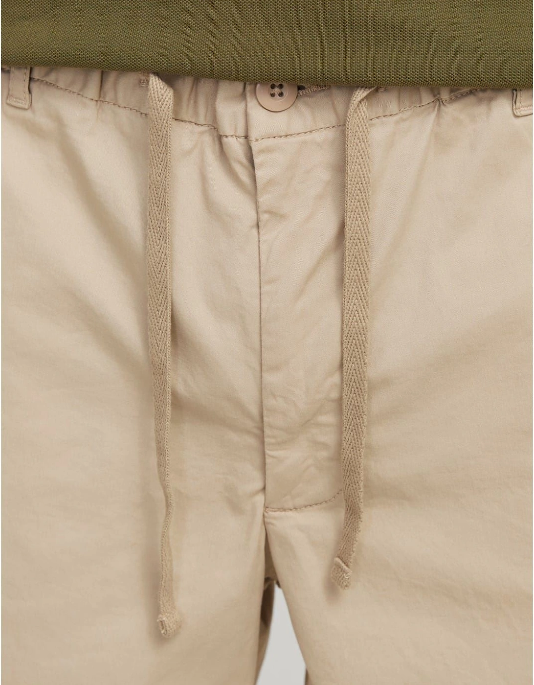 Solid Bermuda Chino Shorts