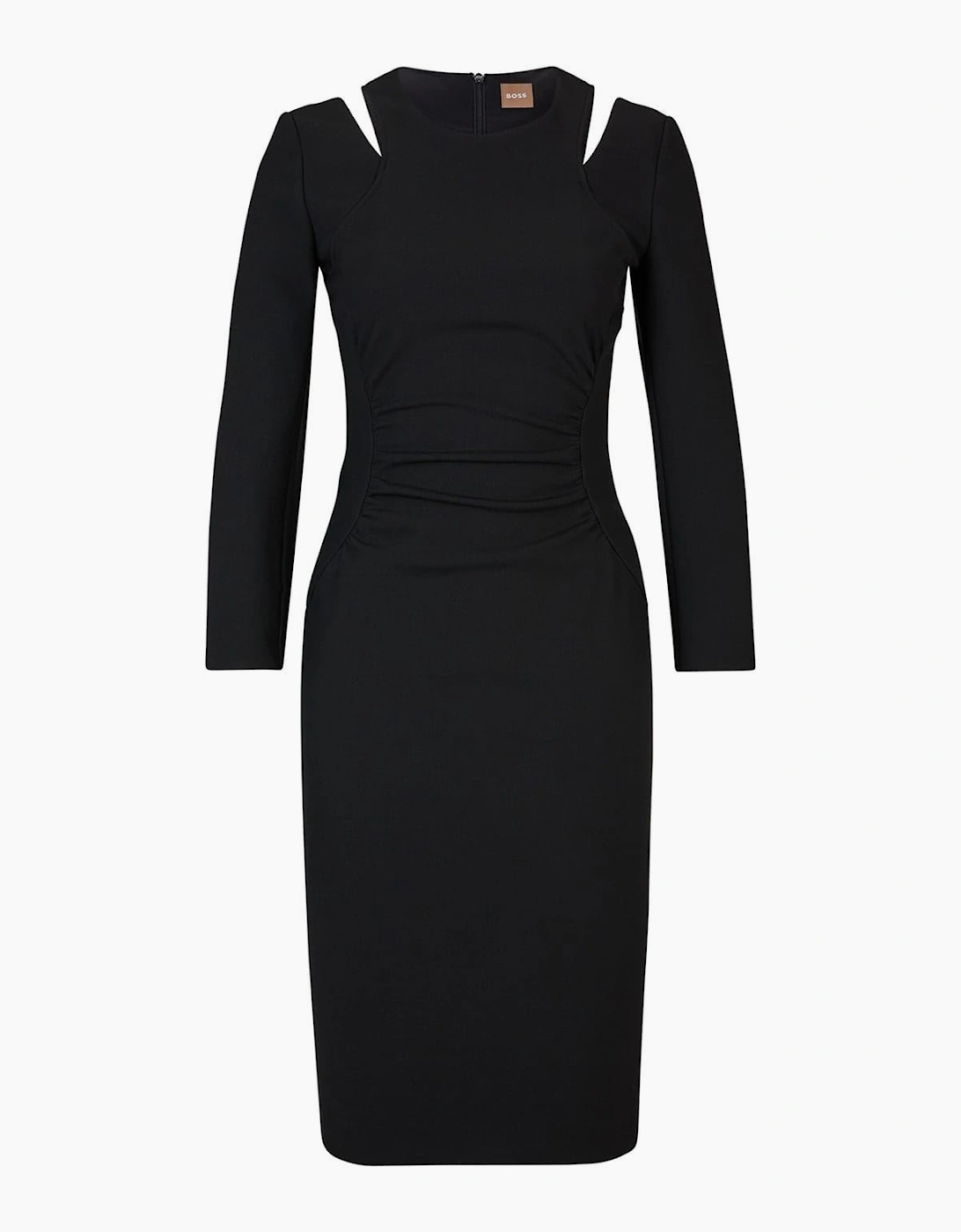 Dadeka Crew Neck Midi Bodycon Dress
