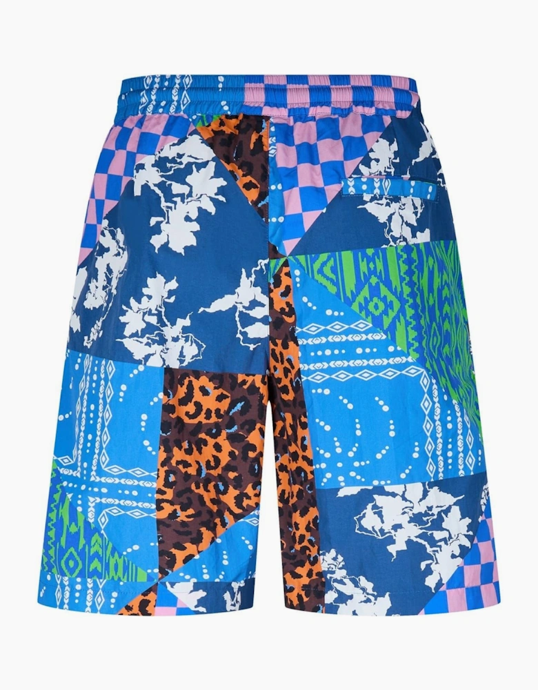 Patchwork Casual Shorts