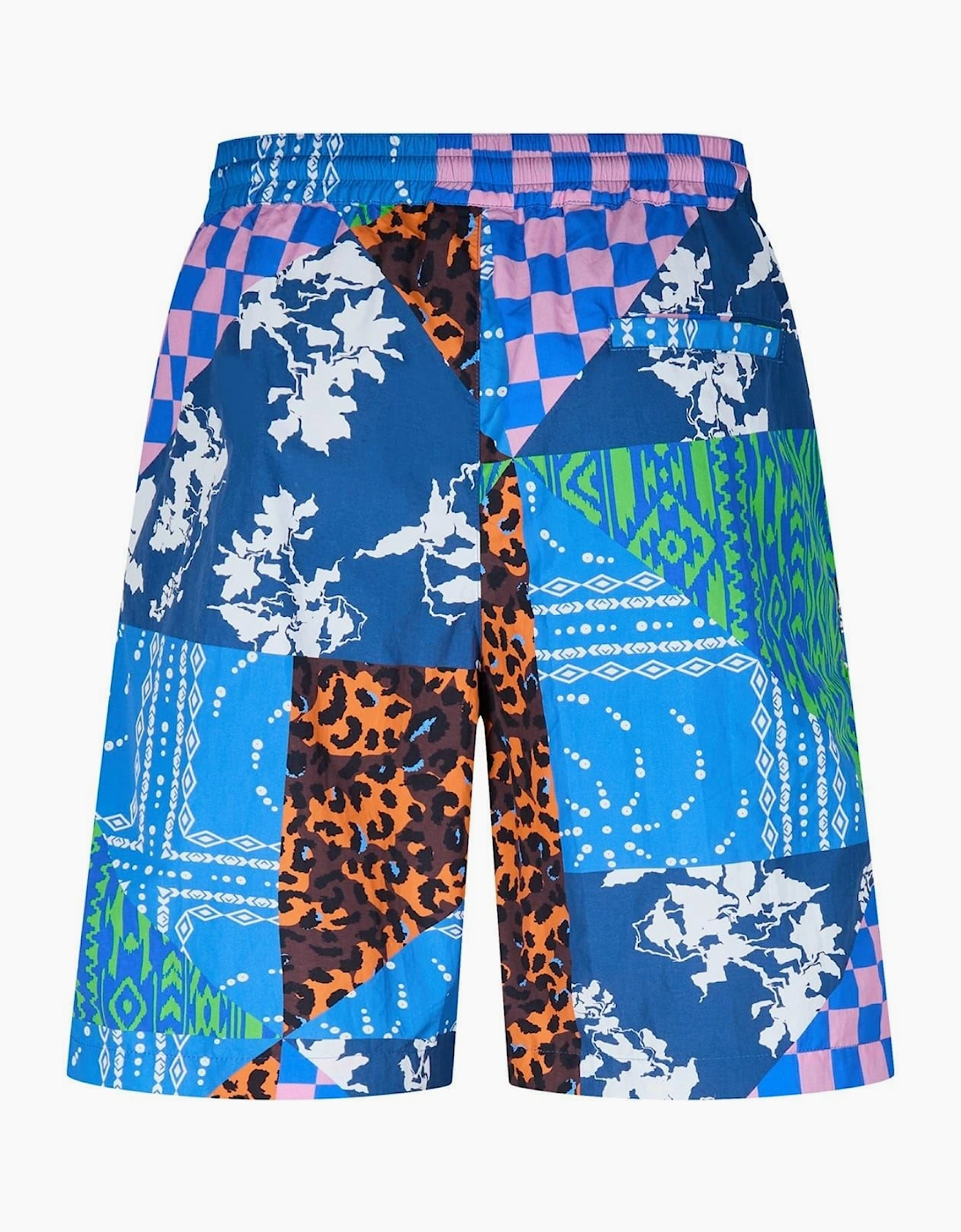 Patchwork Casual Shorts