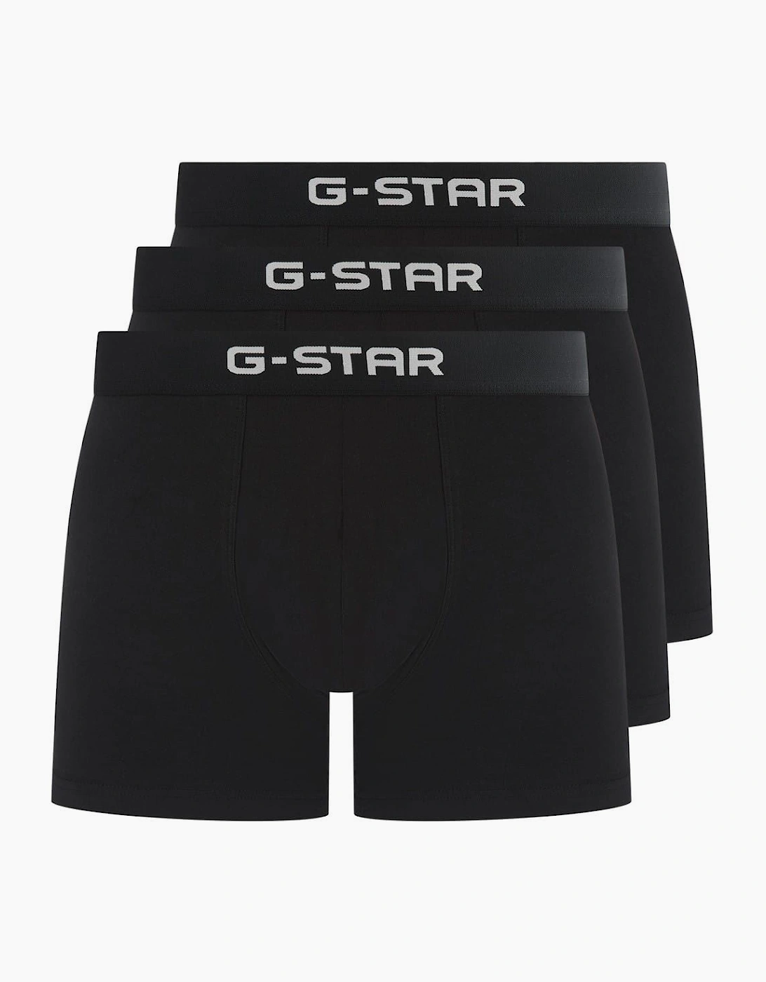 G-Star Men's Black Tide 3 Pack Plain Design Trunck  32/30/31 Small