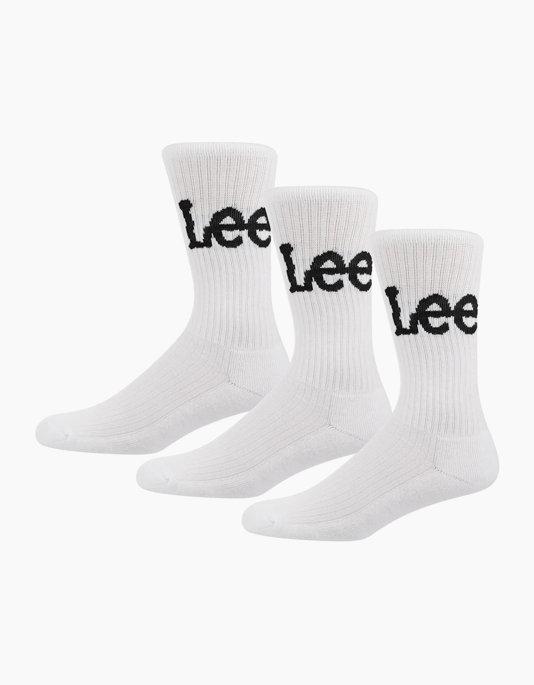 3 Pack Crorbett Lettering Crew Socks