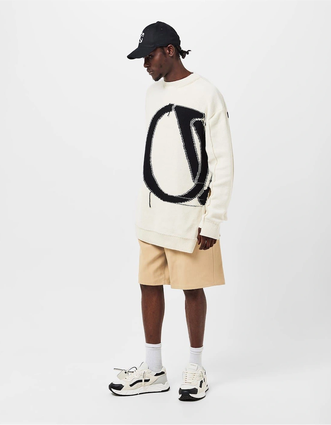 Solid Patterned Relaxed Fit Cargo Shorts