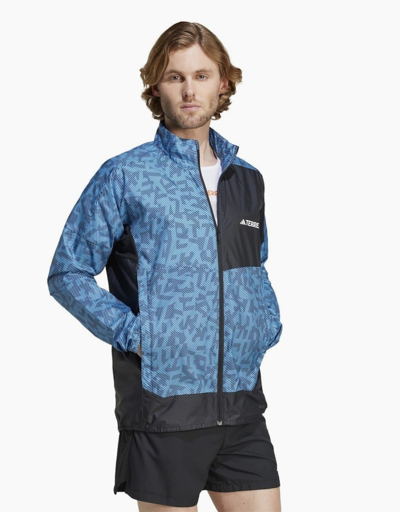 Trail Windbreaker Lettering Reflective Accent Jacket