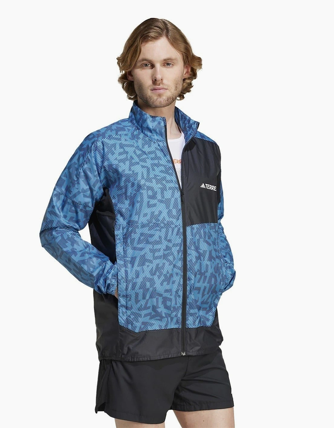Trail Windbreaker Lettering Reflective Accent Jacket