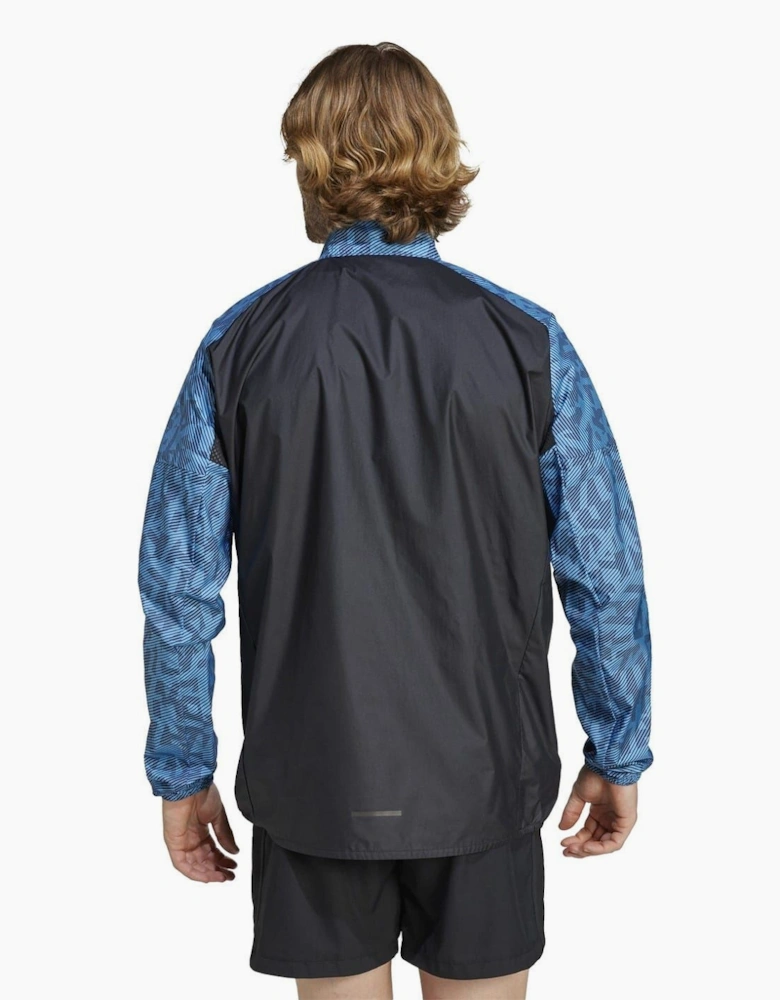 Trail Windbreaker Lettering Reflective Accent Jacket