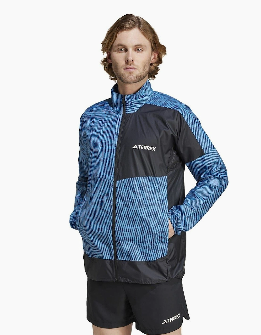 Trail Windbreaker Lettering Reflective Accent Jacket