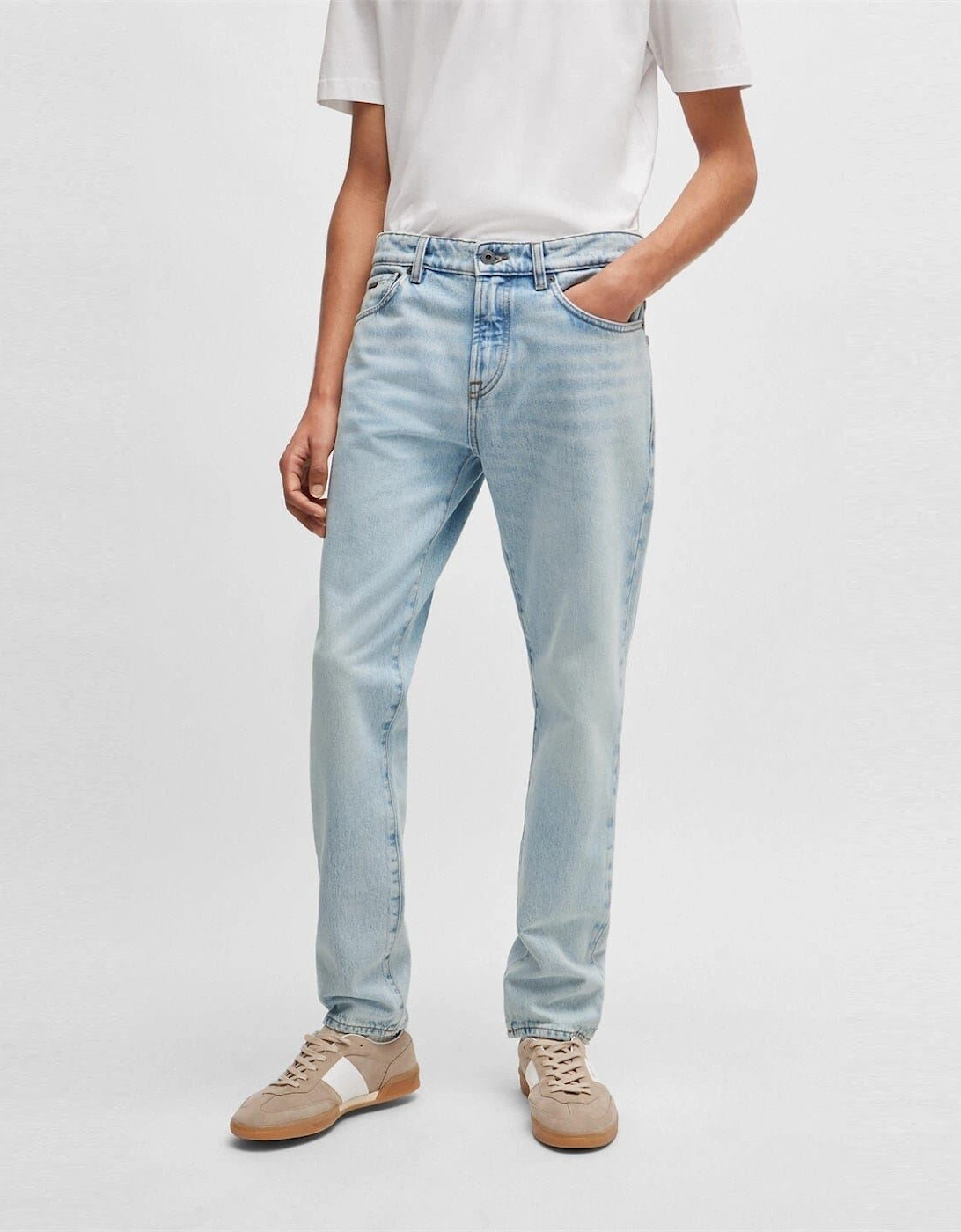 Five Pocket Design Regular Fit Jeans