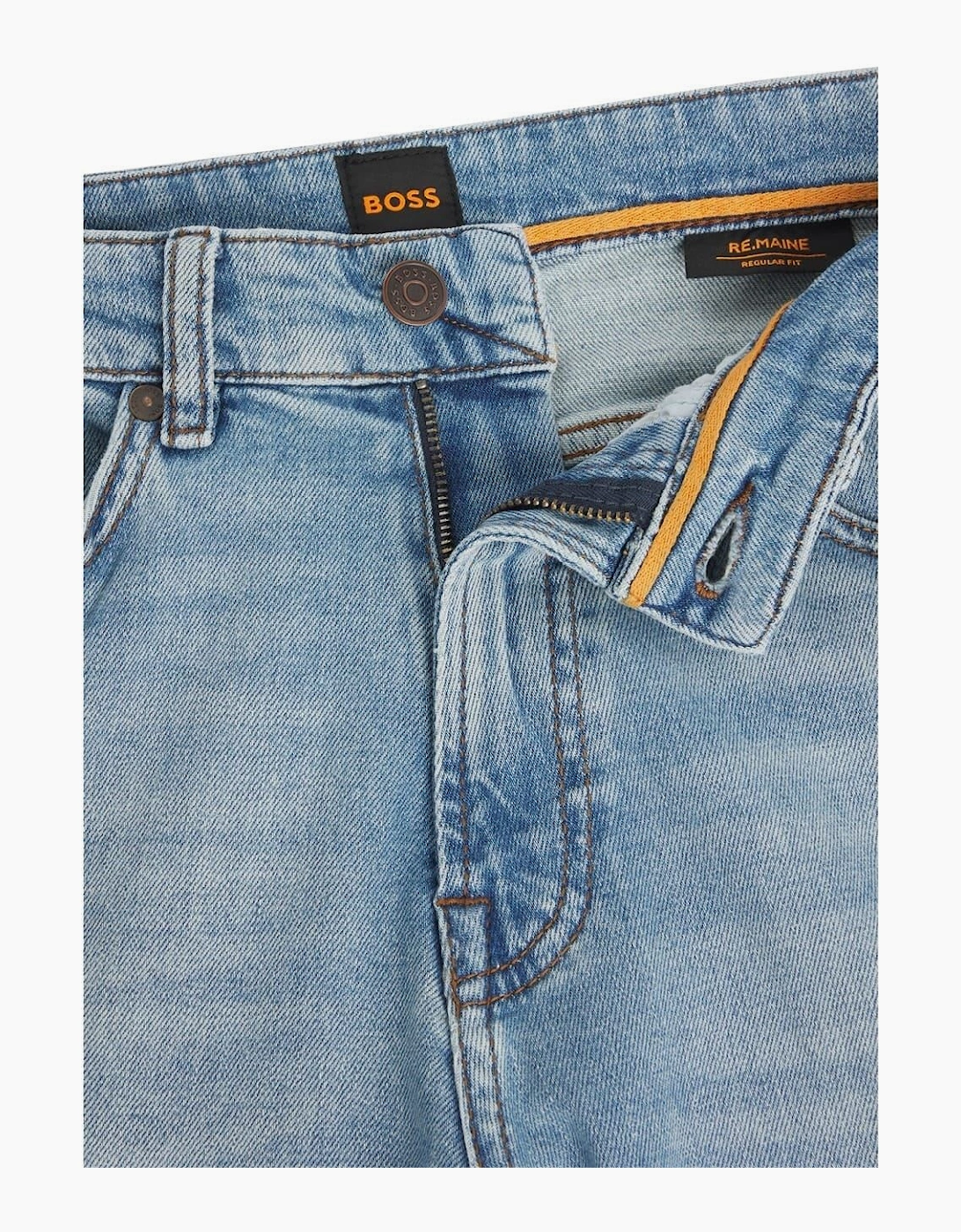 Five Pocket Design Regular Fit Jeans