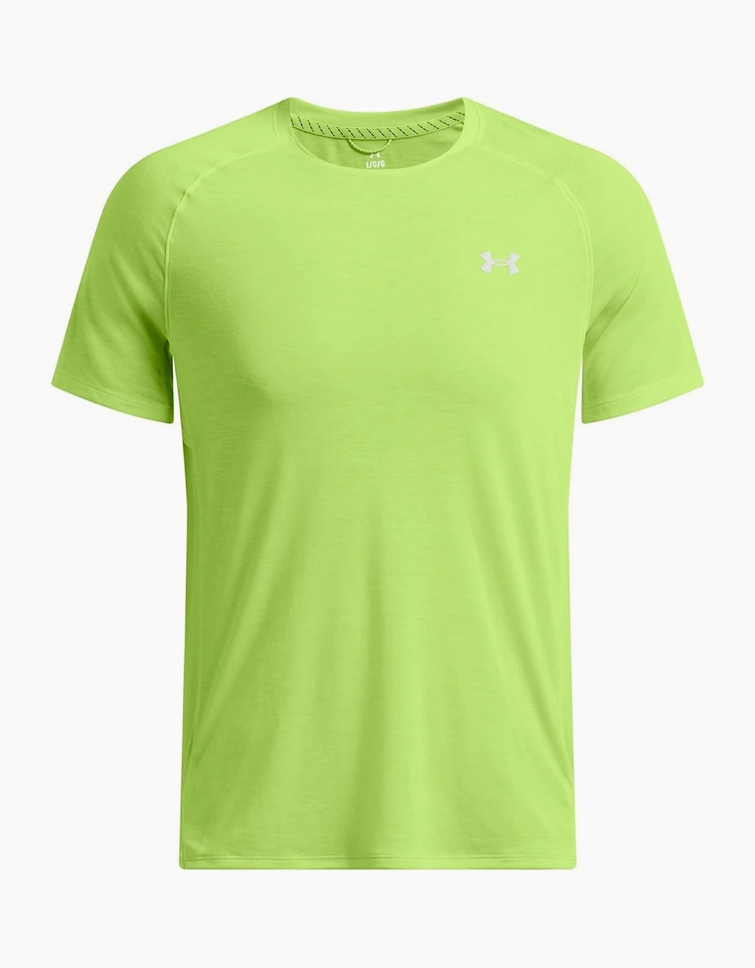 Under Armour Men's Green Trail Run Raglan Sleeve Competition T-Shirt  40 L