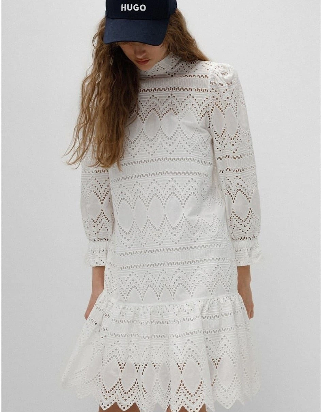 Kalina High Neck Midi Dress