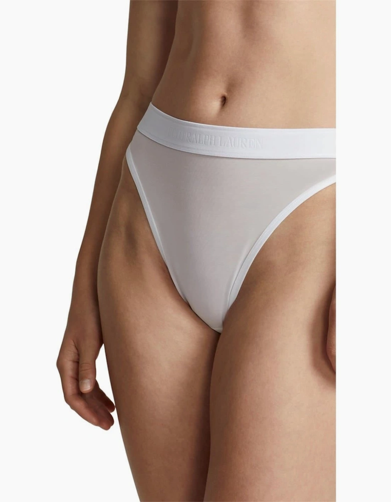 Polo Mesh Hight Waist Thong