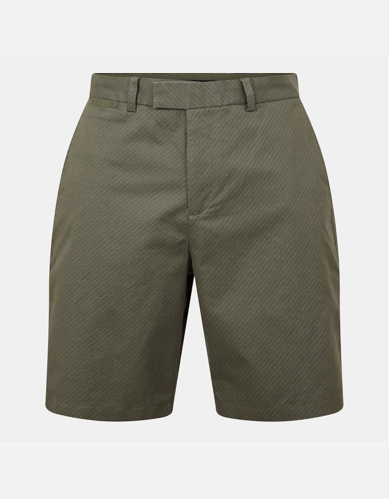 Geometric Patterned Bermuda Shorts