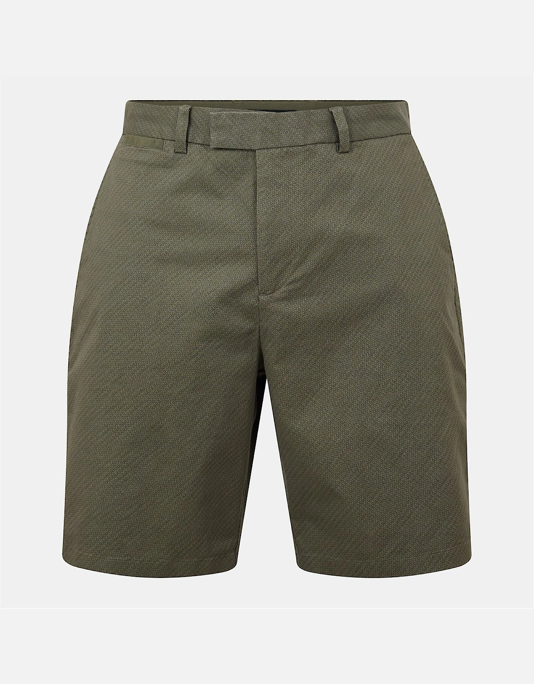 Geometric Patterned Bermuda Shorts
