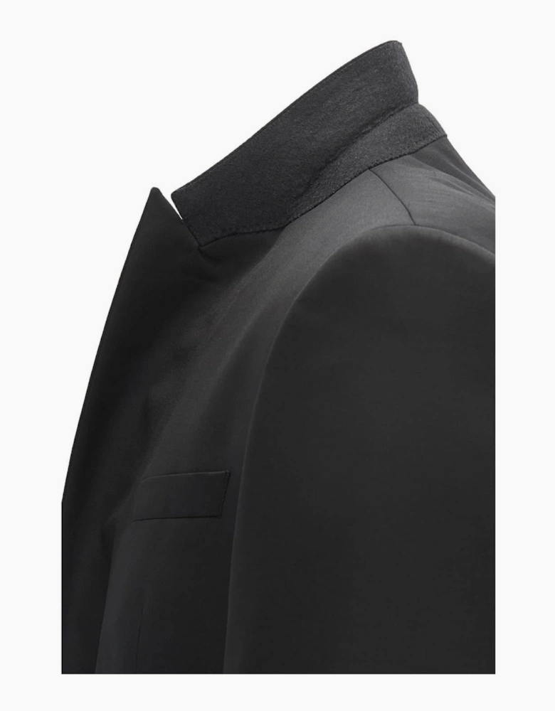 Halwood Notched Neck Long Suit Jacket
