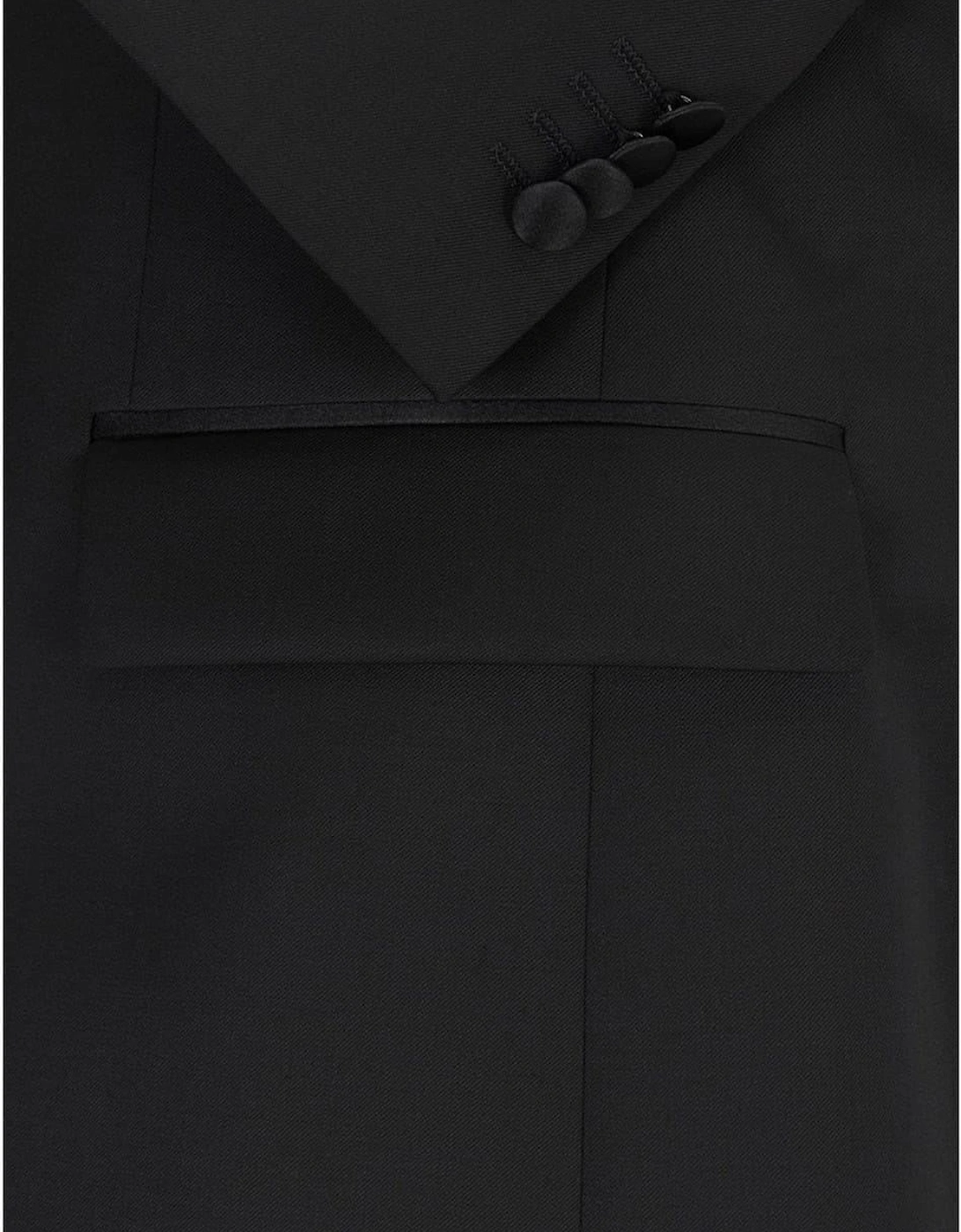 Halwood Notched Neck Long Suit Jacket