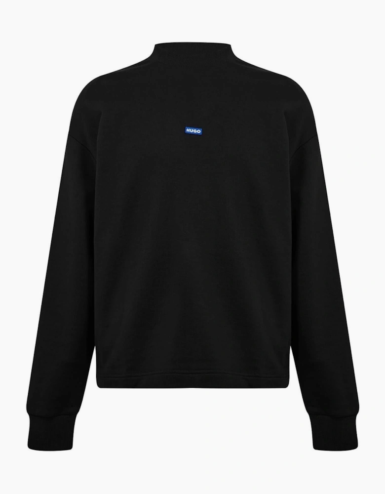 Cotton Relaxed Fit Crew Sweatshirt