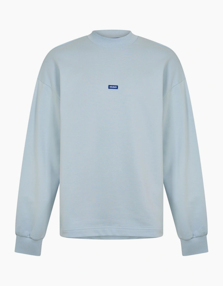Cotton Relaxed Fit Crew Sweatshirt