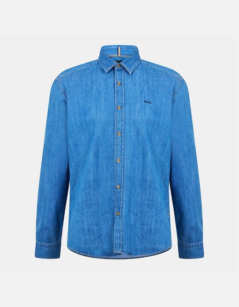 Liam Collared Neck Long Sleeve Shirt
