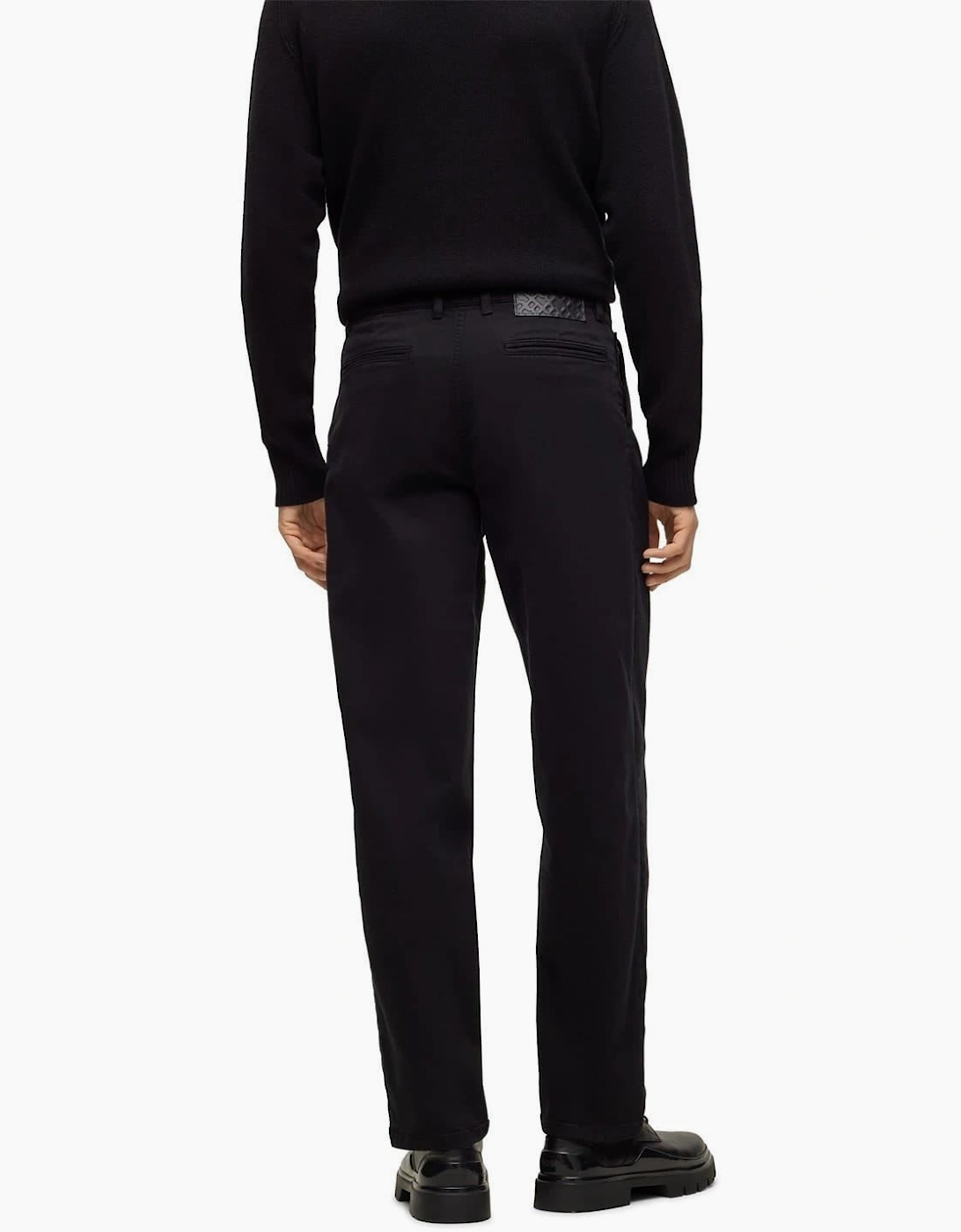 Tulsa Solid Patterned Straight Chinos