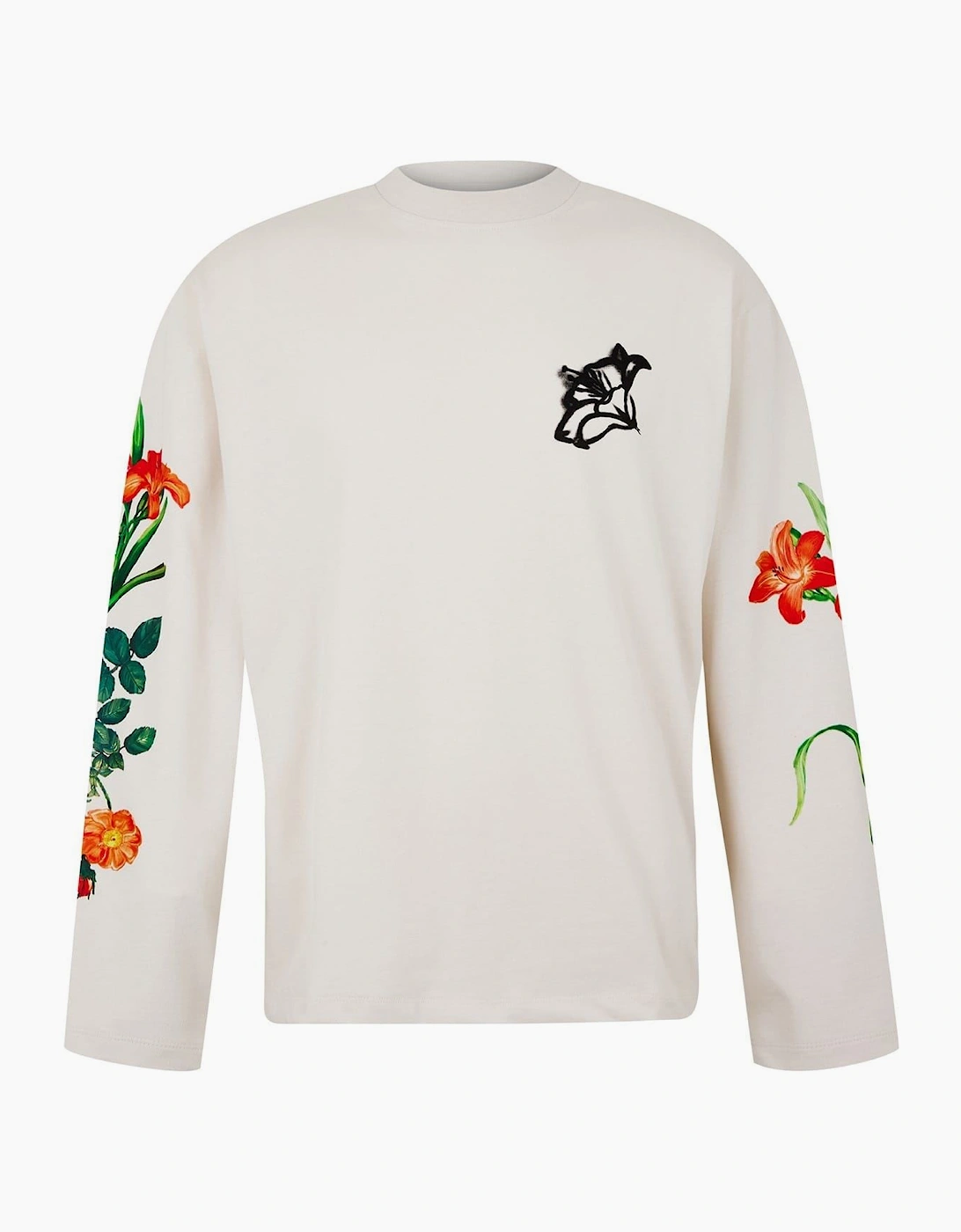 Crew Neck Regular Fit Long Sleeve T-Shirt, 3 of 2