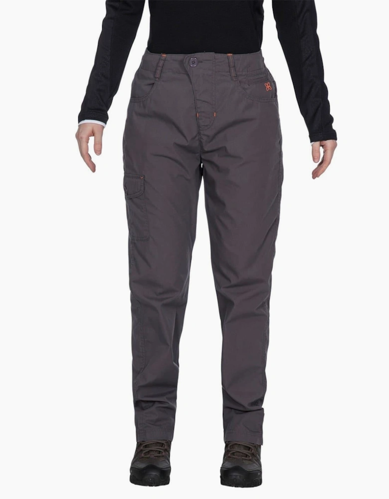 Rambler Solid Patterned Straight Cargo Trousers