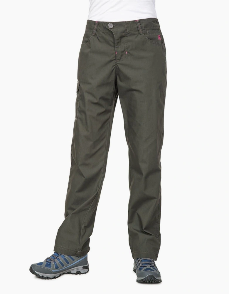 Rambler Solid Patterned Straight Cargo Trousers
