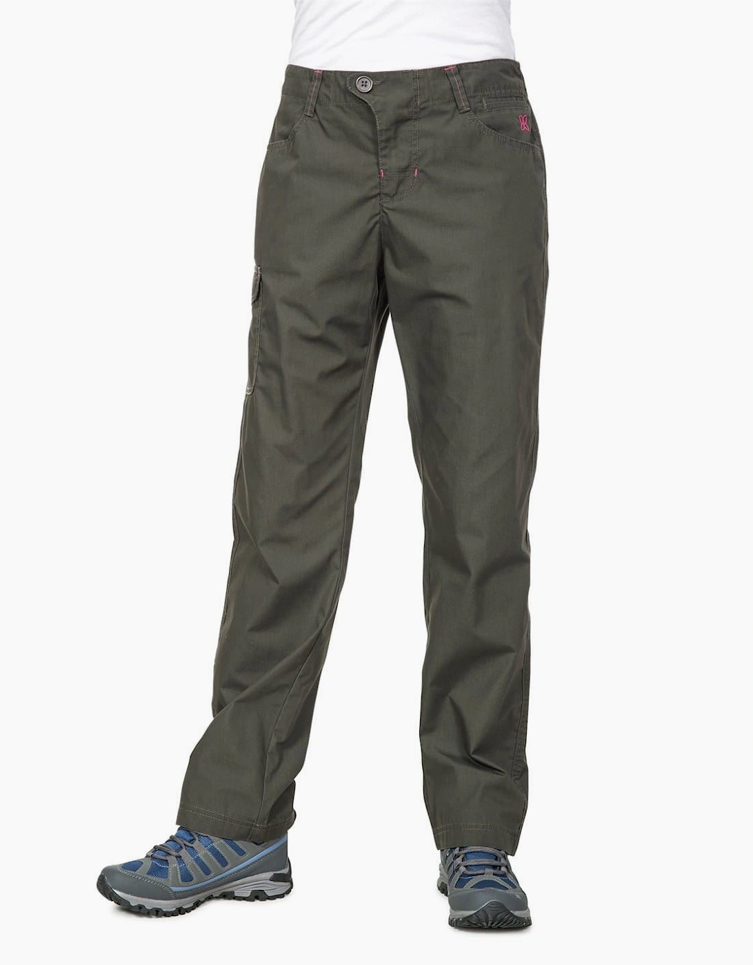 Rambler Solid Patterned Straight Cargo Trousers