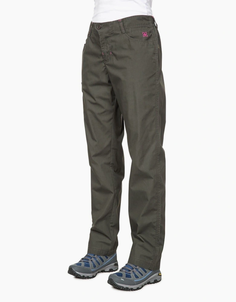 Rambler Solid Patterned Straight Cargo Trousers