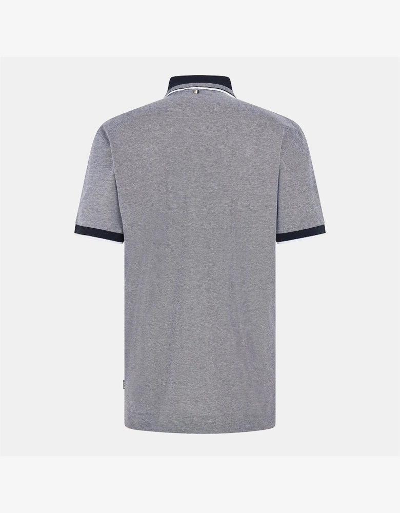 Collared Neck Button Placket Polo Shirt