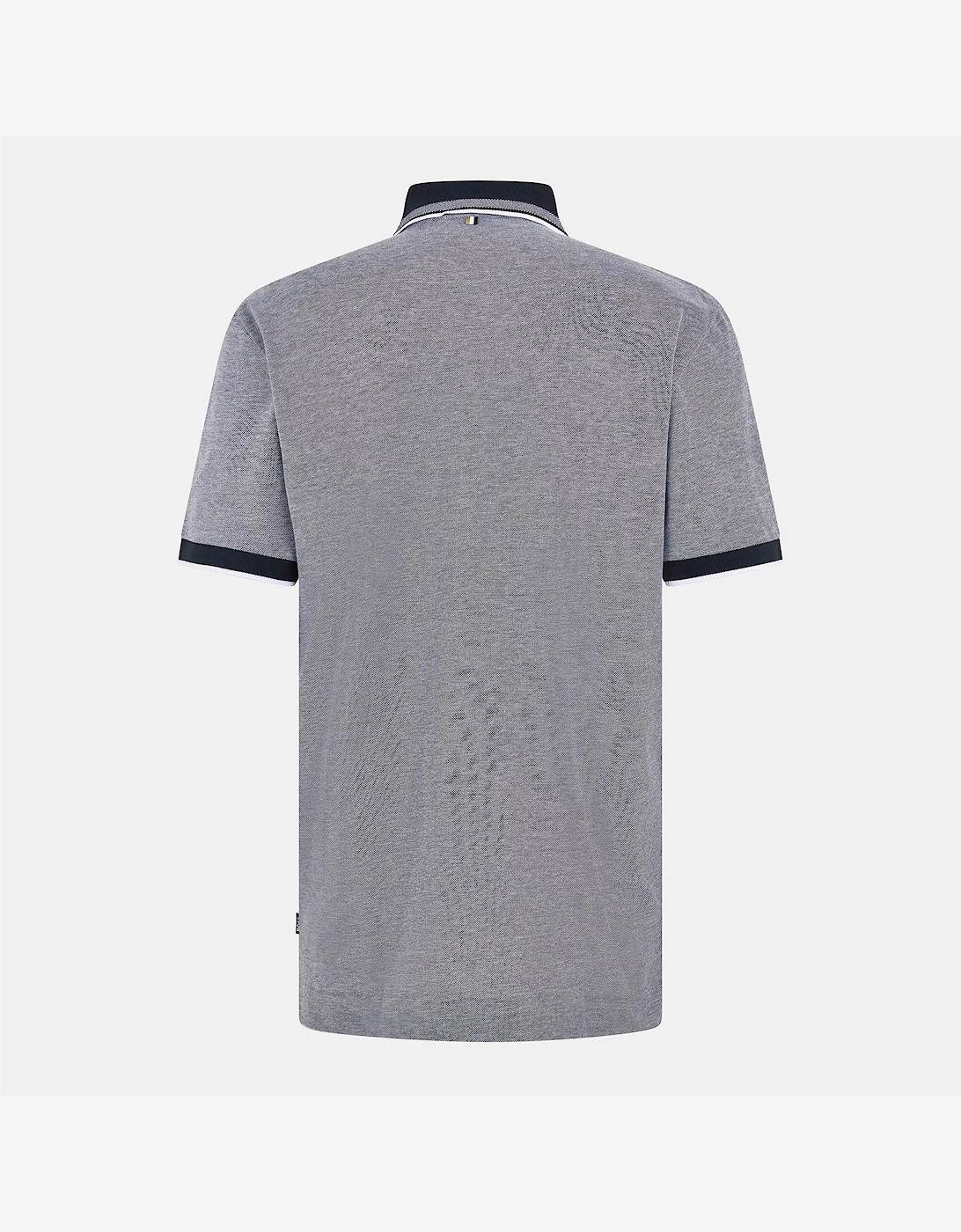 Collared Neck Button Placket Polo Shirt
