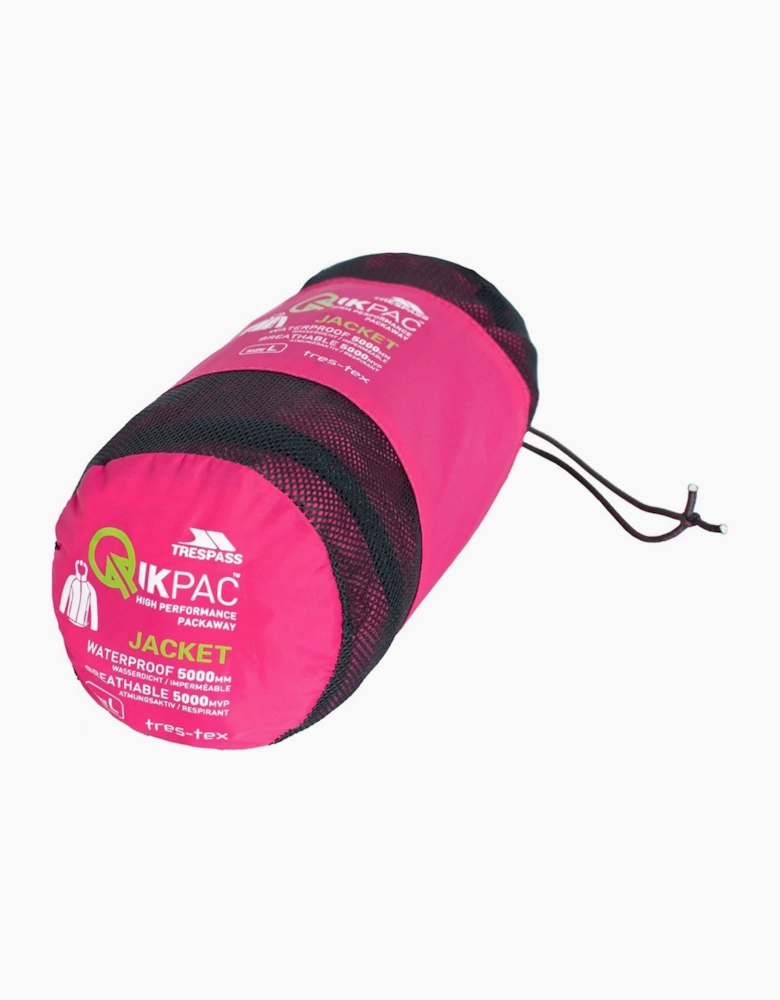 Tresspass Qikpac Hooded Rain Jacket