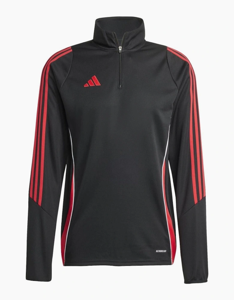 Tiro24 Zip Neck Raglan Sleeve Athletic Top