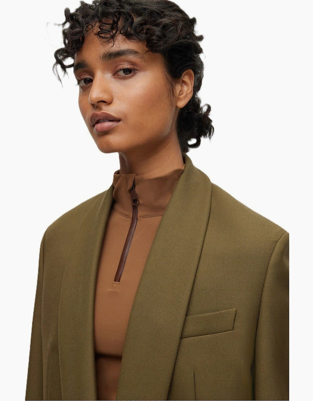 Jigago Alica Solid Patterned Blazer