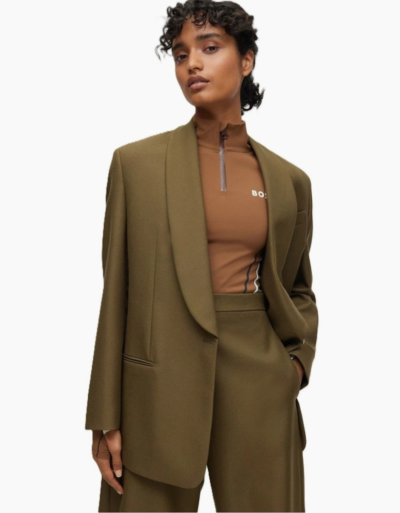 Jigago Alica Solid Patterned Blazer