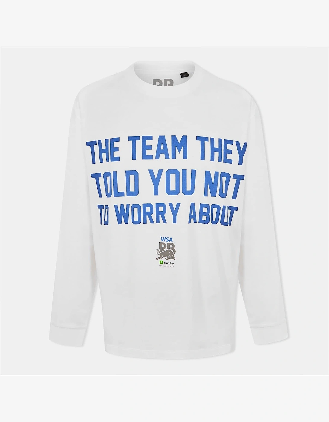 Text Graphic Crew Neck Long Sleeve Jersey T-Shirt