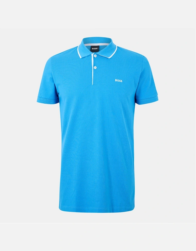 Collared Neck Short Sleeve Polo Shirt