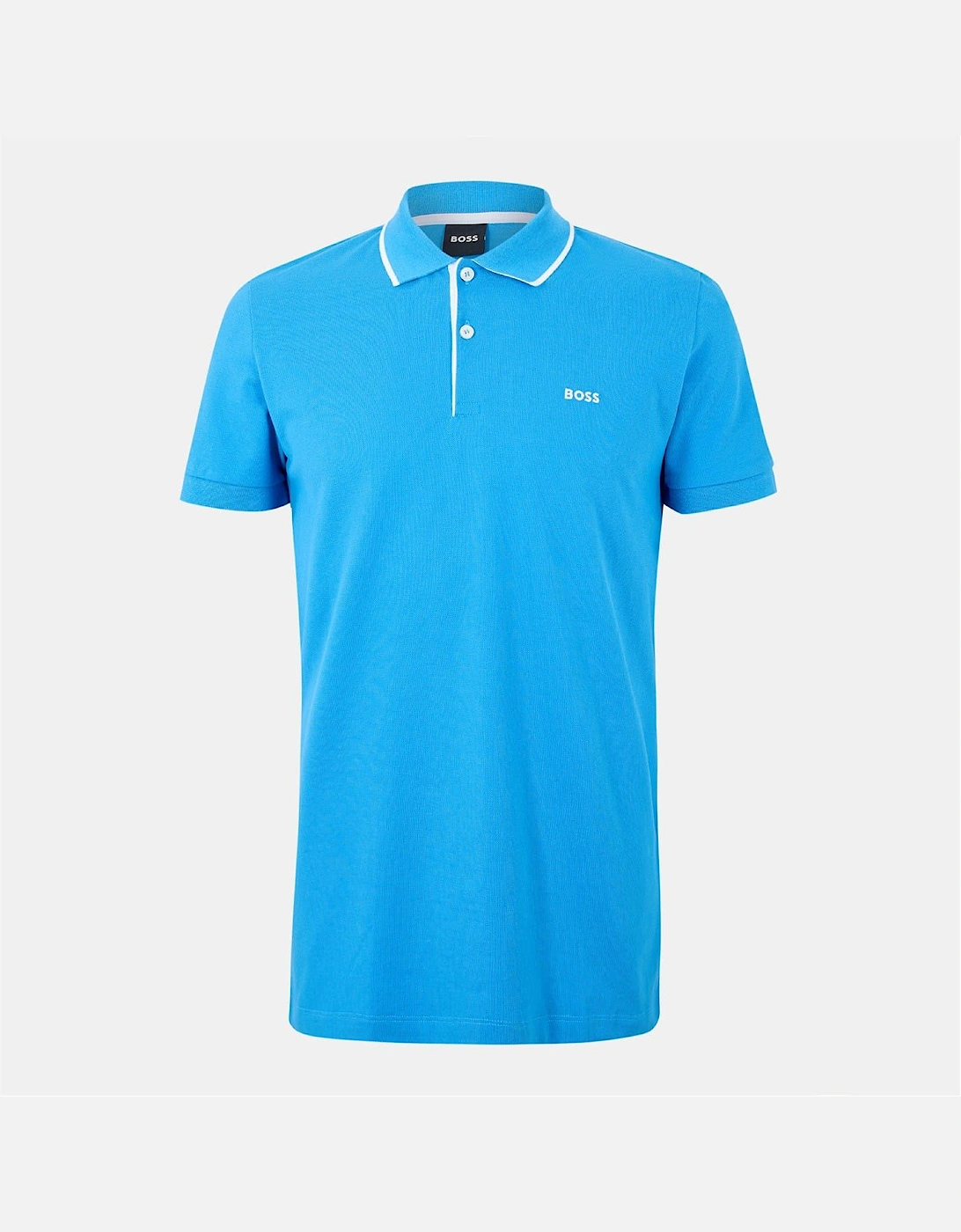 Collared Neck Short Sleeve Polo Shirt, 2 of 1