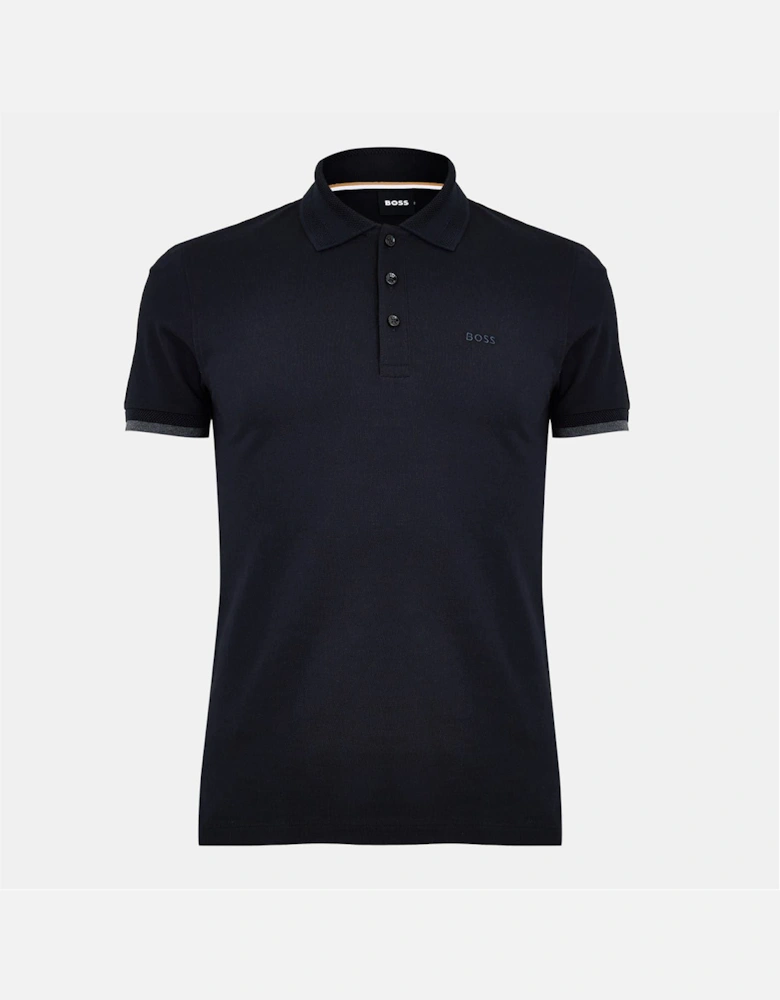 Collared Neck Short Sleeve Polo Shirt