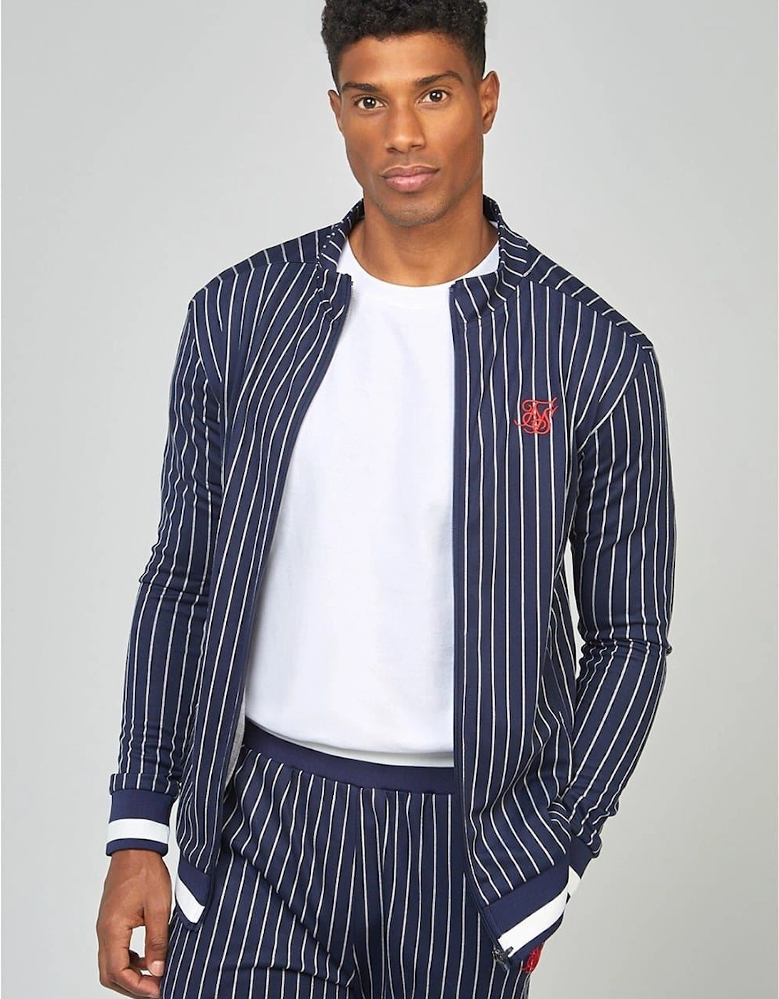 Pins Athletic Mock Neck Long Sleeve Top