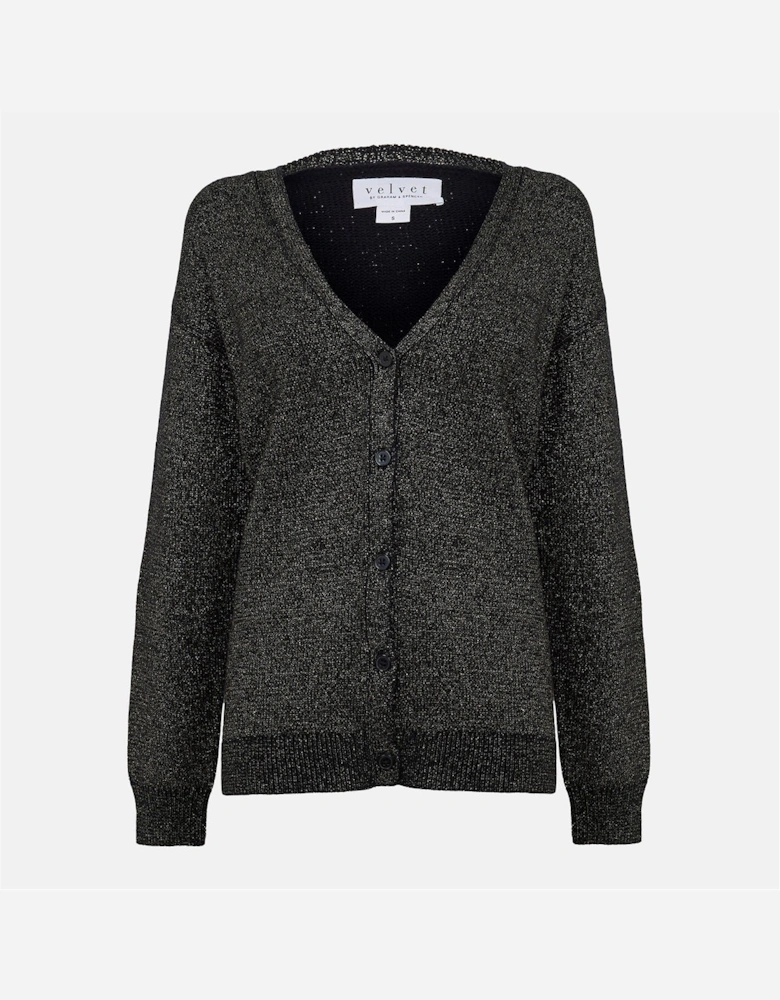 V-Neck Relaxed Fit Cardigan