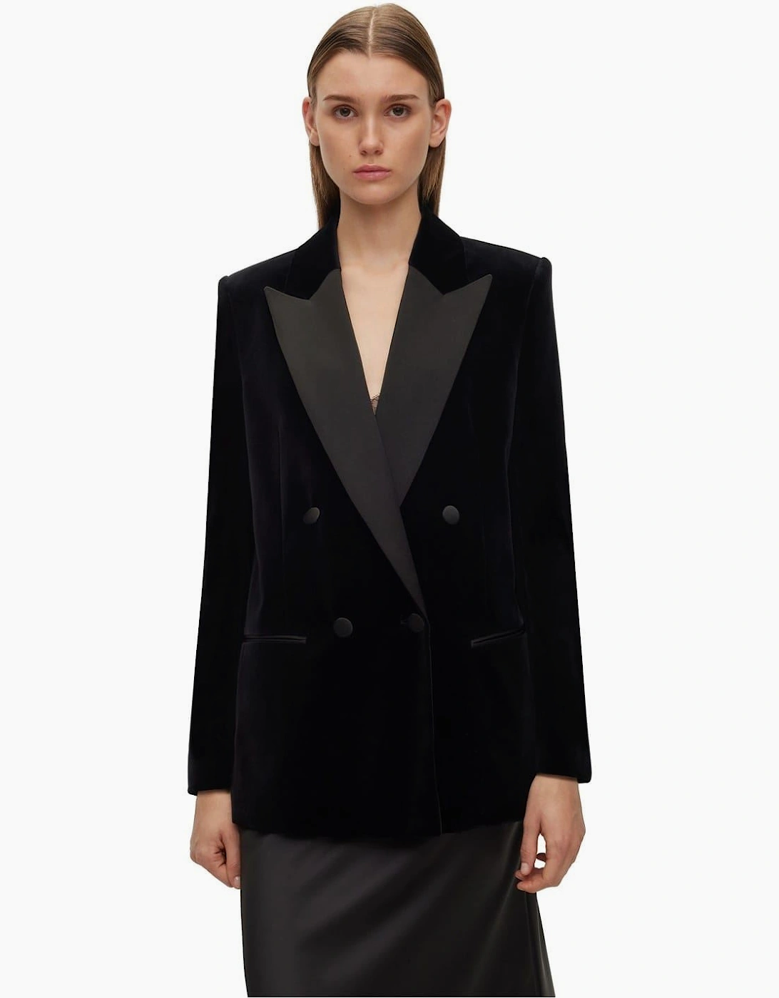 Jarmia1 Solid Patterned Blazer, 4 of 3