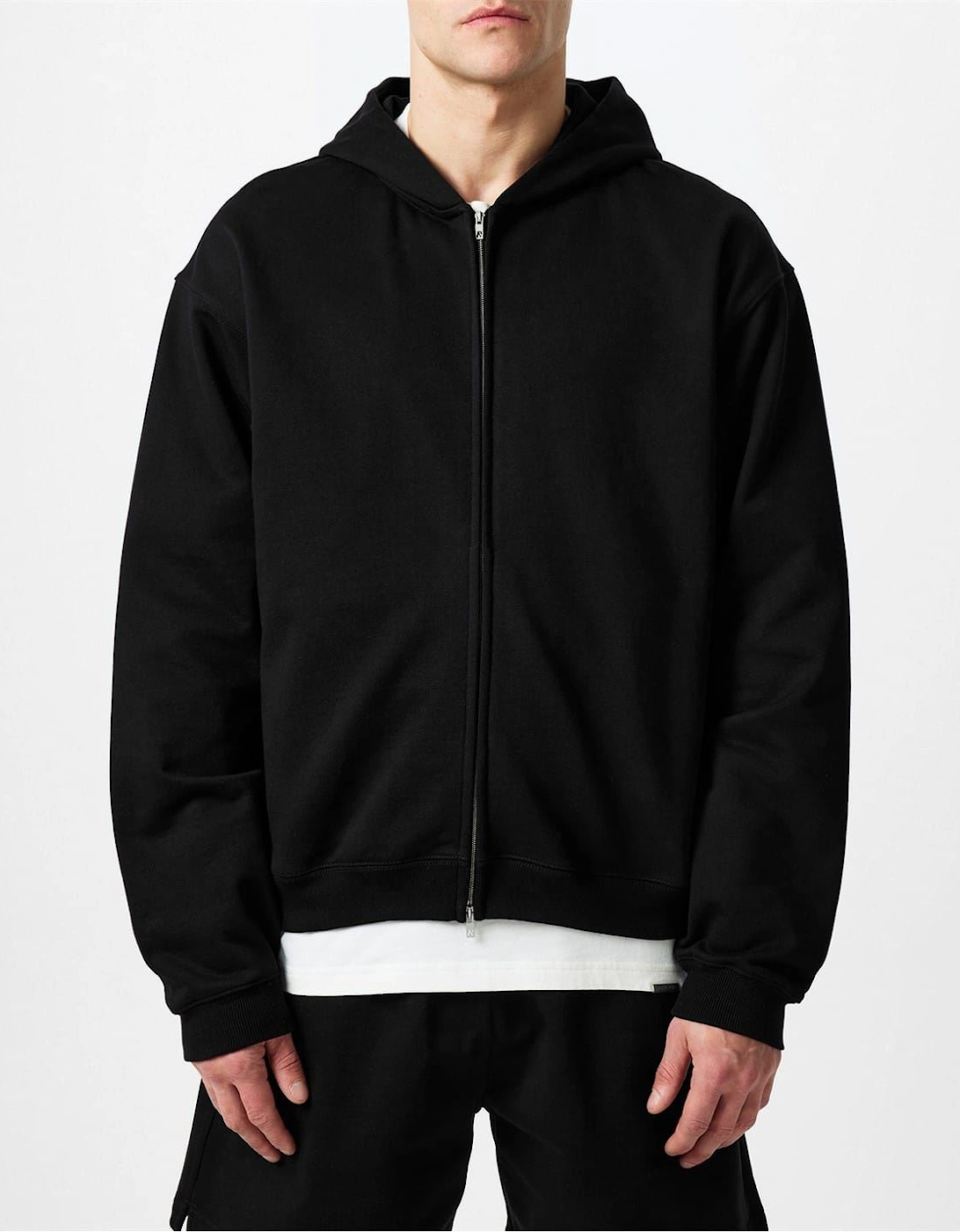 Represent Men's Black Initial Hooded Jacket - Size: Regular/34