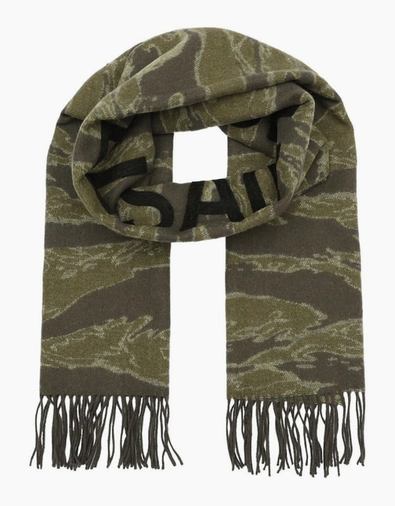Nova Camo Oblong Scarf with Logo