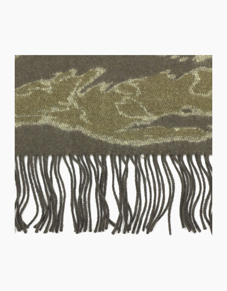 Nova Camo Oblong Scarf with Logo