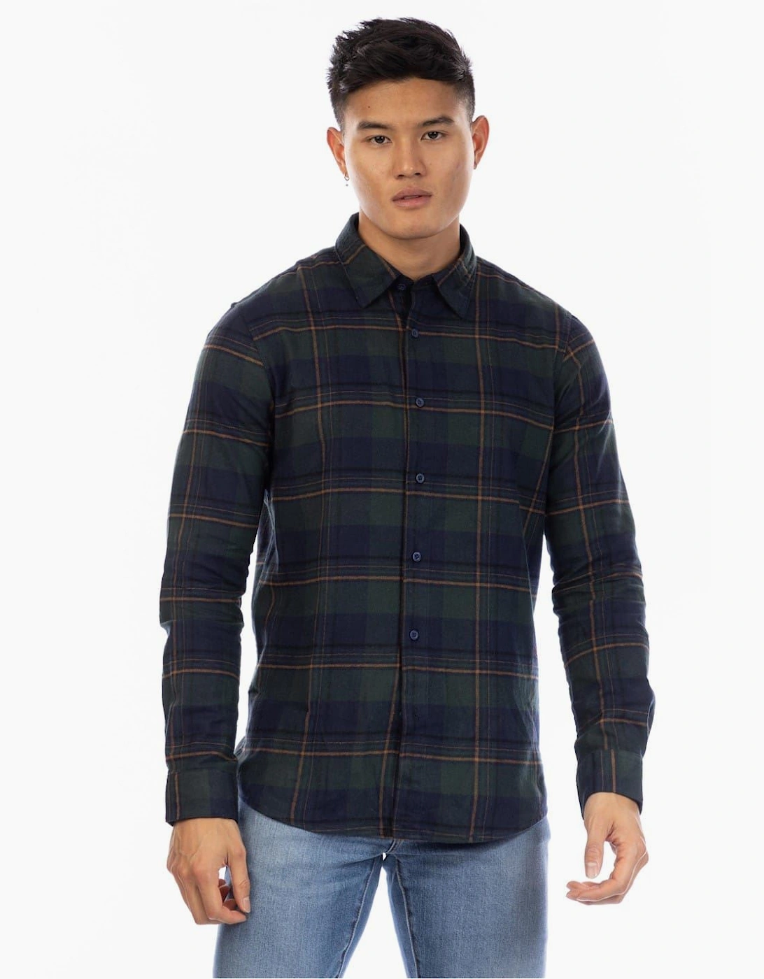 Kidwell Collared Neck Long Sleeve Shirt