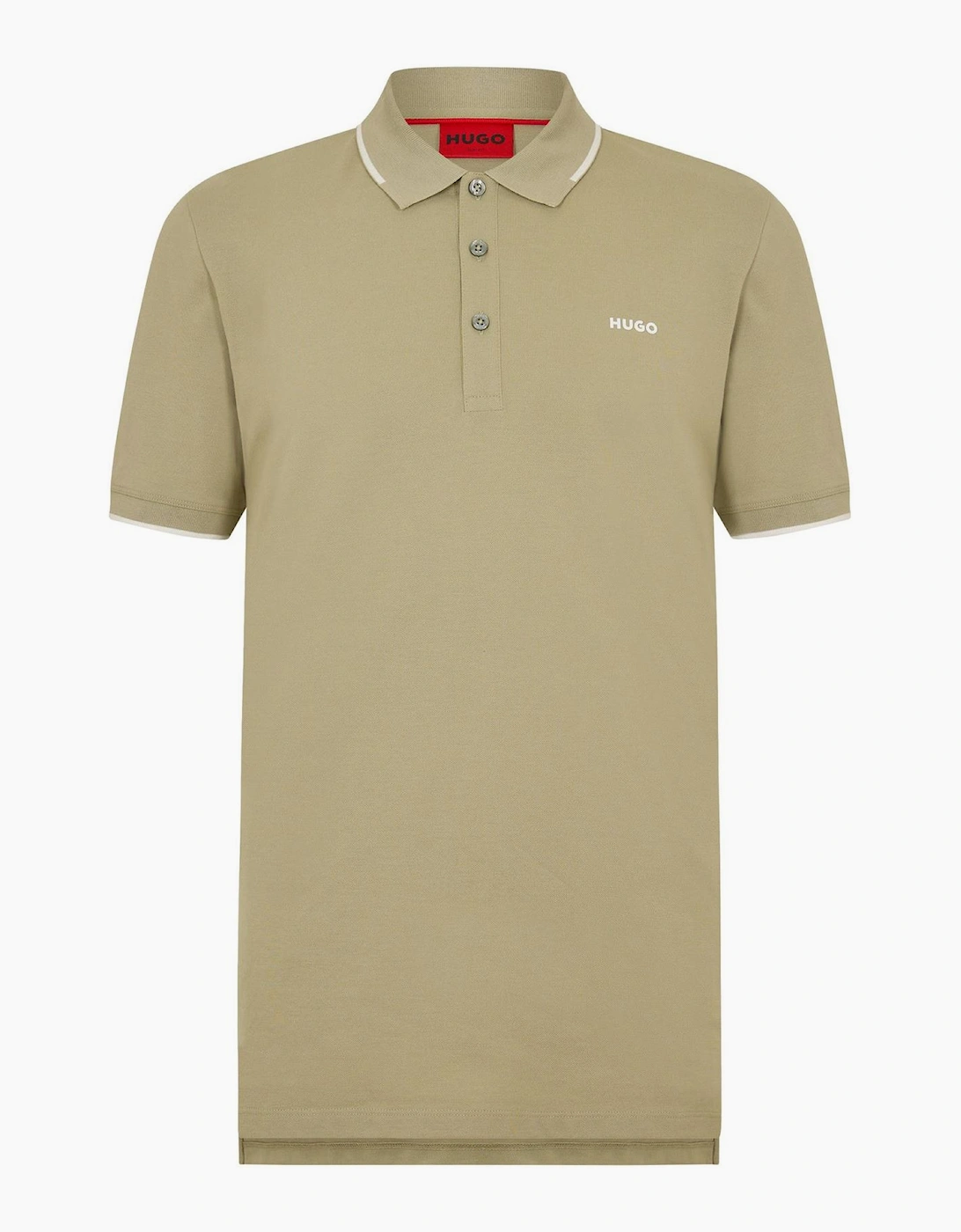 Hugo Boss Men's Green Polo Shirt  44 2XL