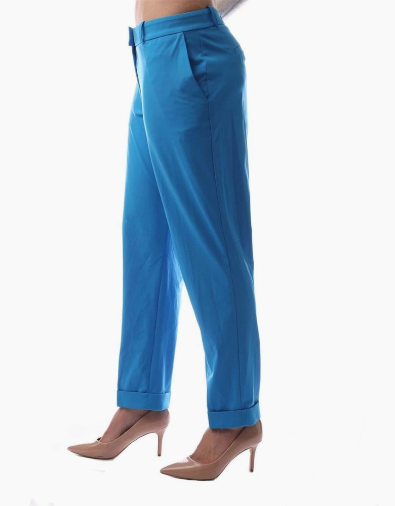 Solid Patterned Straight Chinos