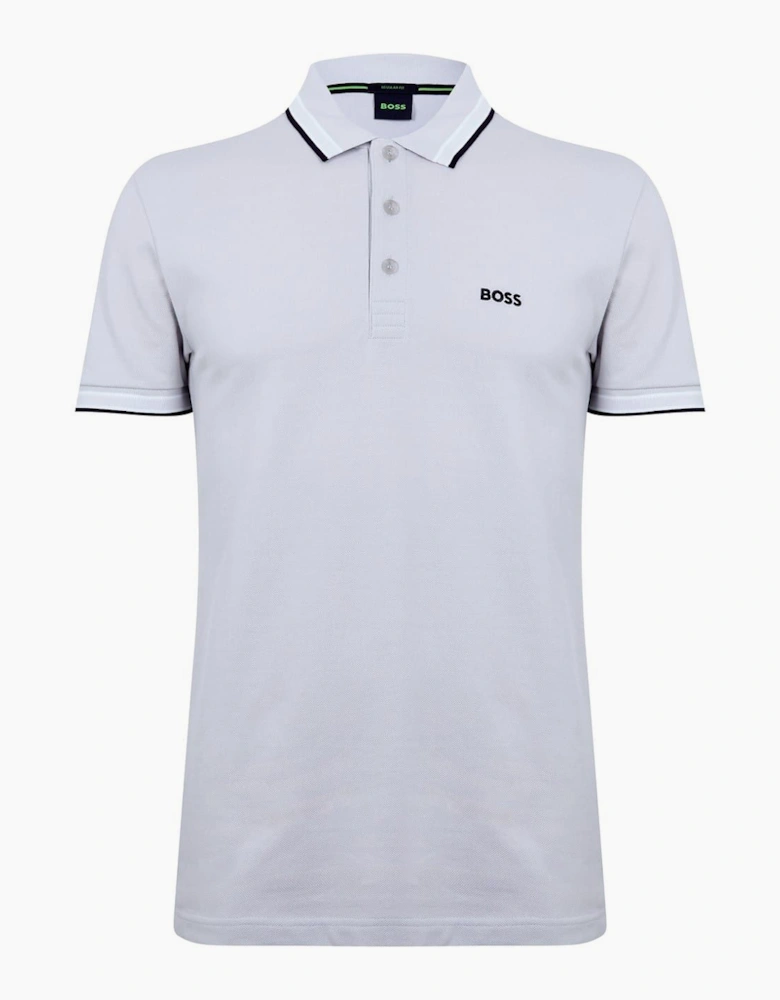 Green Paddy Polo Shirt With Contrast Tipping