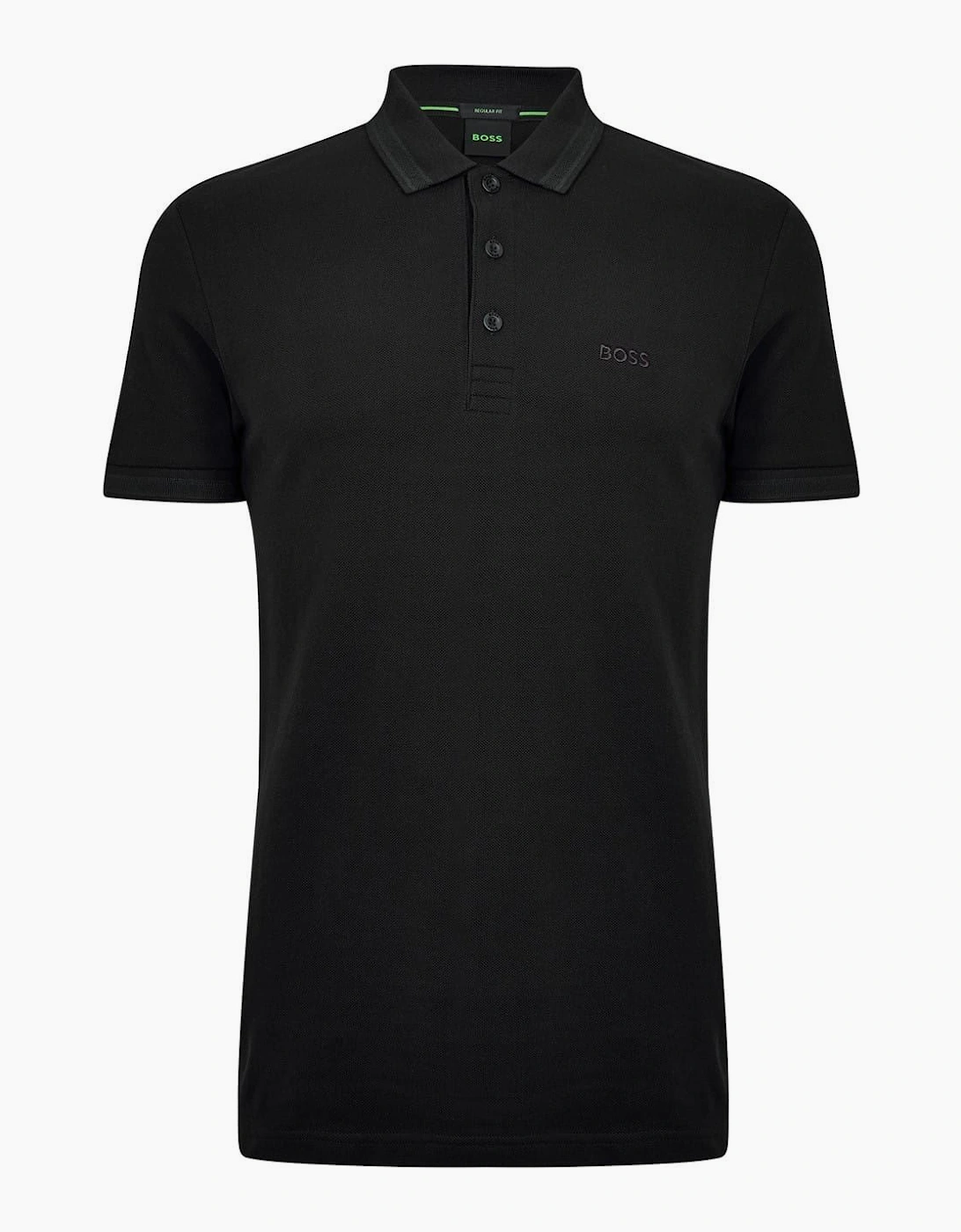 Green Paddy Polo Shirt With Contrast Tipping